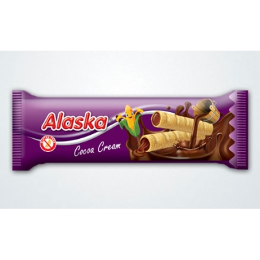 Rurki Kukurydziane ALASKA Choco bezglutenowe 18g /48 - Produkt niezgodny